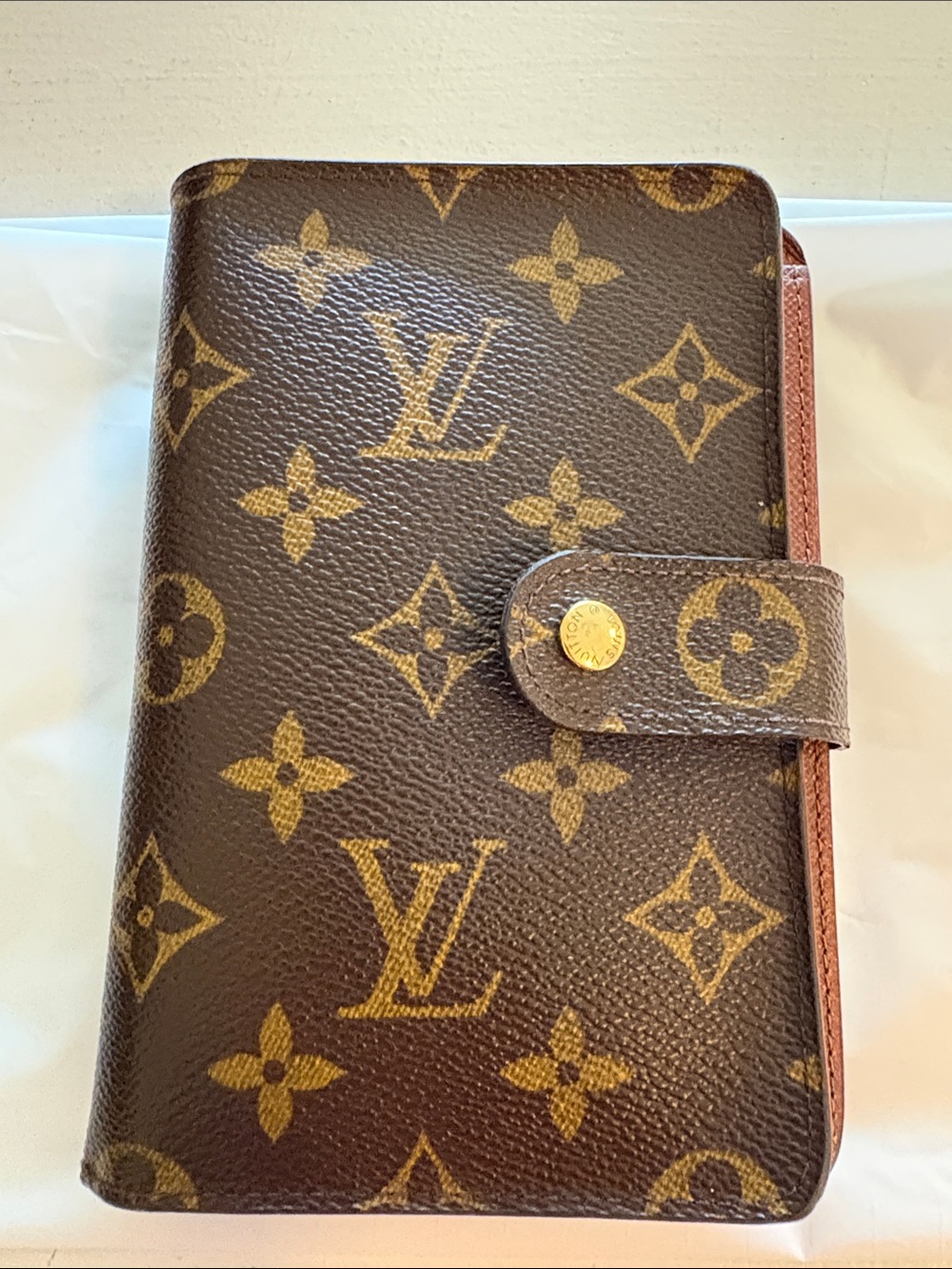 Louis Vuitton Monogram Canvas Porte Papier Bifold Wallet - Brown/Gold - Picture 2 of 10